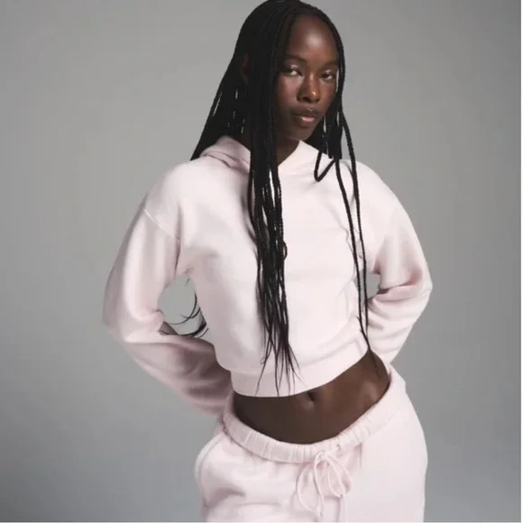 SKIMS Light Pink Hoodie and Jogger Set - Picture 8 of 11